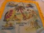 Vintage Minnesota State Souvenir Duluth Minn Satin Pillowcase Cover