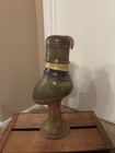Vintage Signed Studio Pottery Lidded Vessel   Covered Urn Art Pottery 18    Tall
