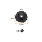 Mod 1 34t Pinion Gear 8mm Bore Hardened Steel Motor Rack Spur Gear For Rc Car Tr