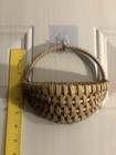 Woven Wicker Wall Hanging Basket Flower Home Decor Boho Decor Chic