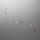 Pure Collection By Ross-simons Italian 14kt Yellow Gold Clover Station Bracelet