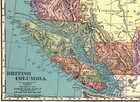 1902 Antique British Columbia Canada Map Of British Columbia Gallery Wall 1267