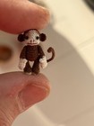 Miniature Handmade Crochet Monkey - Adorable And Unique Dollhouse Animal