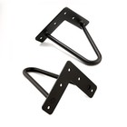 10 Inch Hairpin Legs For Furniture Set Of 4  Heavy Duty Industrial Metal Table L
