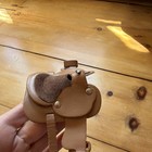 Miniature Brown Leather Horse Saddle Accessory - Model Horse Tack Saddle