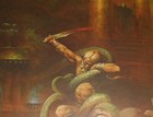Frank Frazetta Sword Of Mars Vintage Original Poster Print 19x13 5