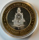  10 Chief Ouray -ute Indian 999 Fine  999 Silver Strike Casino Gaming Token