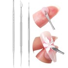 Nail Art Sculpture Pen  3pcs Sculpting Nail Art Tools Solid Builder Gels 3pcs