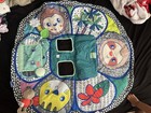 Infantino Play   Away Foldable Round Baby Playmat  Cart Seat Cover  Animals