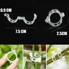 100-500pcs 25mm Garden Plant Support Clips Tomato And Veggie Trellis Twine