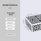 Decorative Storage Box  Handmade Chevron Pattern  Boho Style  Multipurpose Gi   