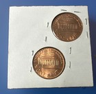 1980-p   D Lincoln Memorial Cents  Unc Lot Of 2 Bu Coins From Obw Rolls  8016