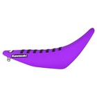 1994-1998 Kawasaki Kx125 250 Gripper Seat Cover  All Purple black Ribs  78 Logo