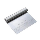 Stainless Steel Dough Scraper Cutter Bench Tool For Pizza Pastry Cake Baking