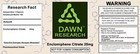 Dawn Research Enclomiphene Citrate 25mg 100 Capsules For Research Purposes Only