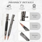 3 Sets Bolt Action Bullet Pen  Mens Gift  Tactical Writing Instrument