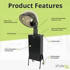 Salonpro Standing Professional Ionic Hooded Hair Dryer W  Rolling Wheel Kit