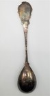 Vintage Royal Wilshire Silver Souvenir Spoon   1982 Christmas Candle Design