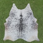 100  Real Natural Area Cow Hair On Cowhide Skin Floor Rug Carpet 61 x64   Cc1385