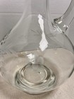 Vintage Glass Decanter Etched Clear With Stopper Elegant Barware Liquor Bottle