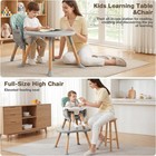 Convertible Baby High Chair With Table   Seat  8-in-1 Adjustable Toddler Feeding