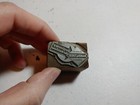 Vintage Letterpress Printing Block Radio Manufacturers Service Advertising