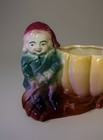Vintage Elf Gnome Ceramic Home Decor Flower Planter Pot Collectible Cottage Core