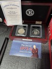 The Secret 1971-s Eisenhower  1 Proof Silver Dollar Set  Type 1   2 Sf