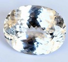125 Ct Natural White Sapphire Oval Cut Certified Faceted Loose Gemstone