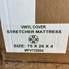 Economy Line Stretcher gurney Replacement Mattress With Vinyl Cover      