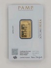 10 Gram Gold Pamp Lady Fortuna Veriscan    Bar W  Assay D071300