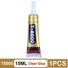 1 X 15 50 110ml T8000 Glue Needle Point Drill Phone Screen Repair  Jewelry Glue