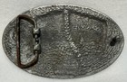 Heavy Metal Silver Oval Truck Western Belt Buckle Antique Finish  my Other Ride 