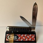 Case Xx 1974 6214 Spear Point Jack Knife Mint   Leather Slip