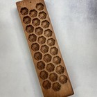 Japanese Wooden Kashigata Wagashi Mold Plum Blossom Hand Carved Tool Vintage