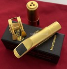Customized Metal Mouthpiece For C Melody Saxophone Satin Gold 6 - 7  