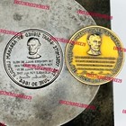 Abraham Lincoln 1864 Yosemite National Park Grant Ooak Steel Coin Die W  Coin