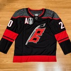 Carolina Hurricanes Black Red Aho Jersey Stanley Cup Stitched Mens Sizes