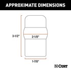  21801 Black Rubber Trailer Hitch Ball Cover  1-7 8 Black Rubber Retail Package