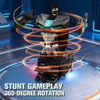 Transforming Car Robot  One-button Deformation R  C Toy Car  1 18 Scale 360  rota
