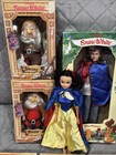 Vintage 1980s Bikin Snow White  Handsome Prince The Seven Dwarfs Dwarf Doll 9pc