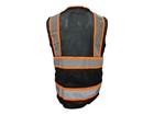 Usa Patriot Black  Hi-vis Safety Vest  With Plan tablet Pocket