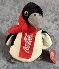 Coca Cola Nwt Penguin Plush W  Scarf Coca-cola Brand Collectible Stuffed Toy