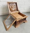Orthodox Reliquary Box Wood Carved Ark With Icon Of The Holy Trinity 10 62 