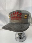Vintage    i Like Beer    Hat Cap Snap Back Grey With Pins  Beer Trucker Mens 90s