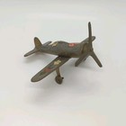 Brass Airplane W floral Enamel Made In India Brass Collection 5 25 l Vintage