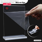 Childlion 3 Pack Acrylic Sign Holder 8 5x11 3 8 5 11  Transparent Color