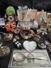 Vtg To Mod Junk Drawer Curio Collection Miscellaneous Trinket And Jewelry Lot