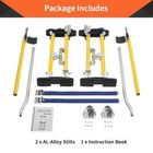 Drywall Stilts 24-40  inch Aluminum Tool Stilt For Painting Painter Taping Gold
