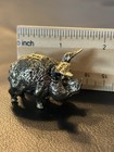 Solid Brass Pig Miniature